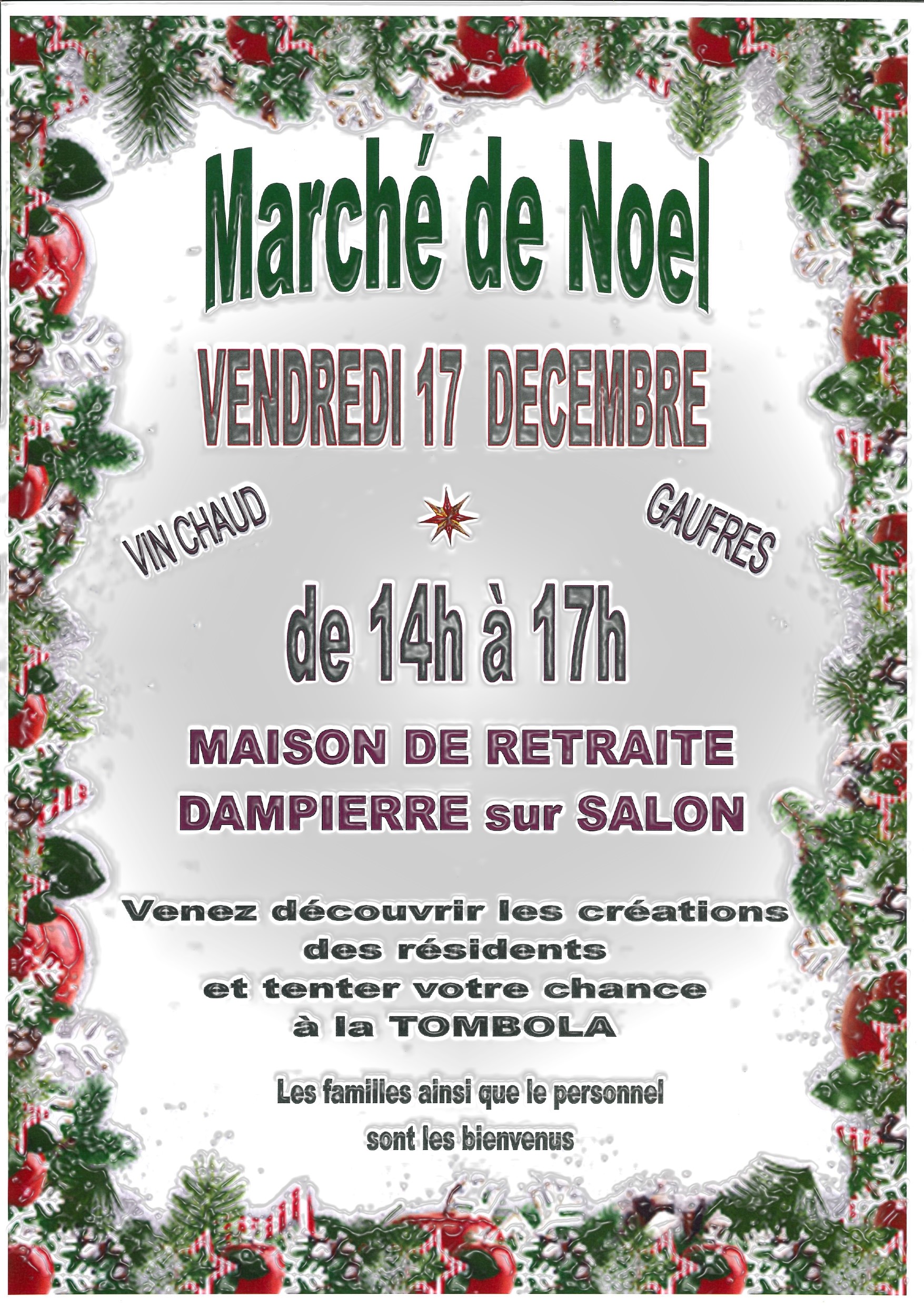 Marché de Noël Dampierre - 17 décembre