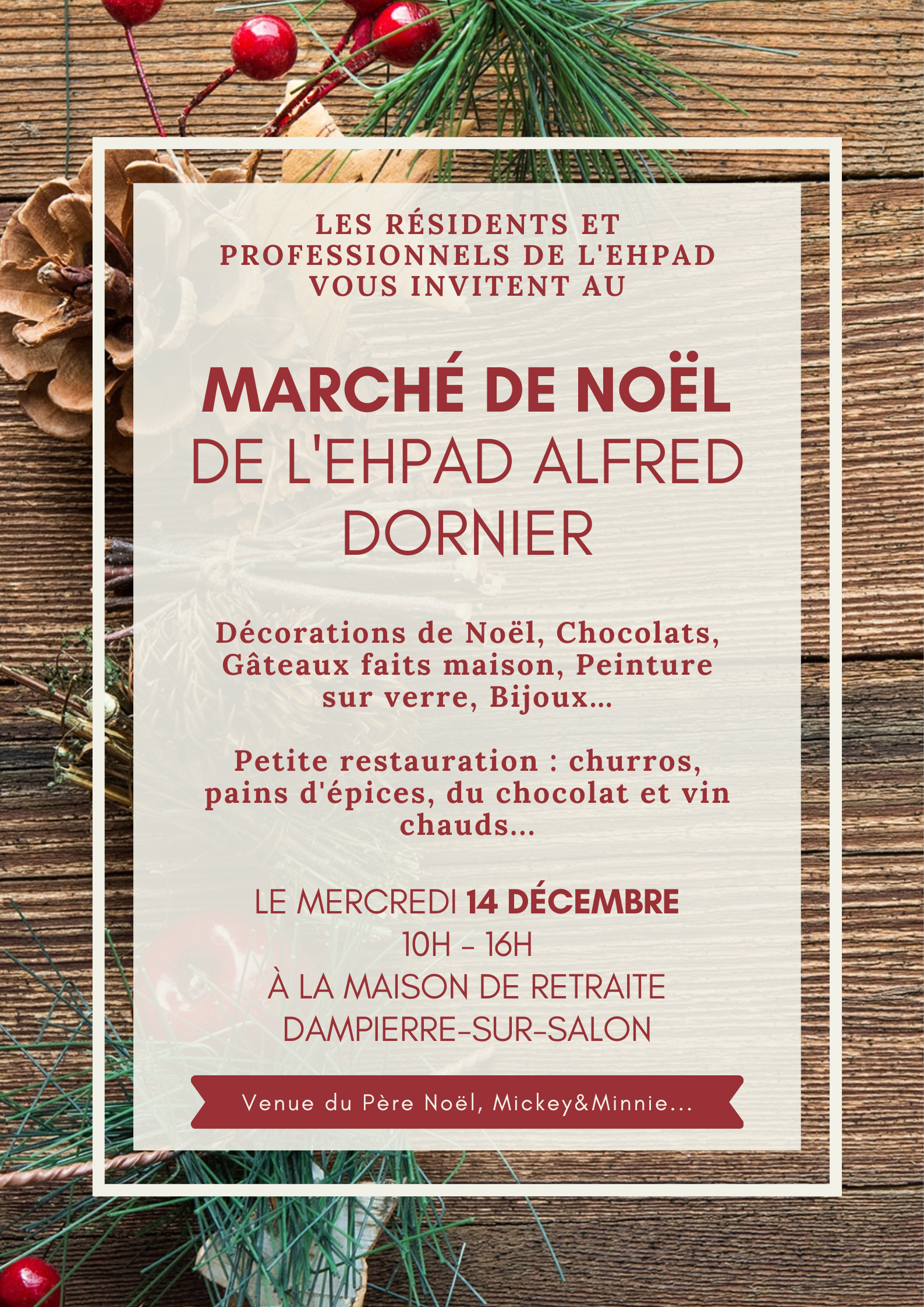 Marché Noël Dampierre