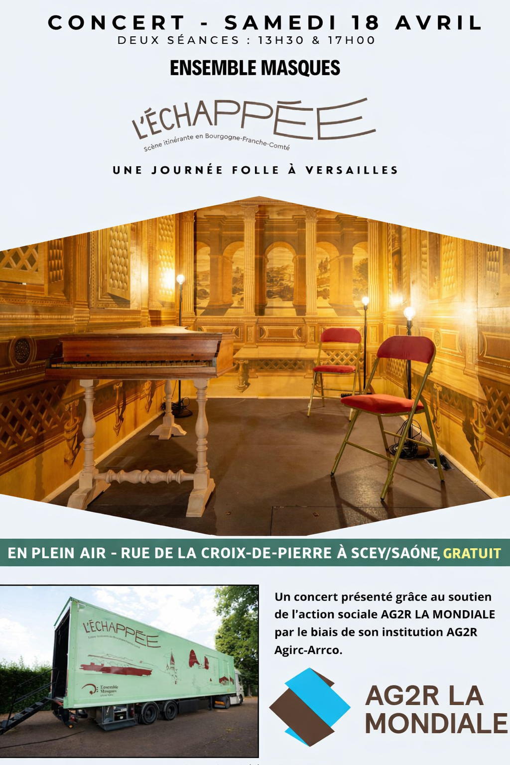 L’ÉCHAPPÉE – Une journée folle à Versailles