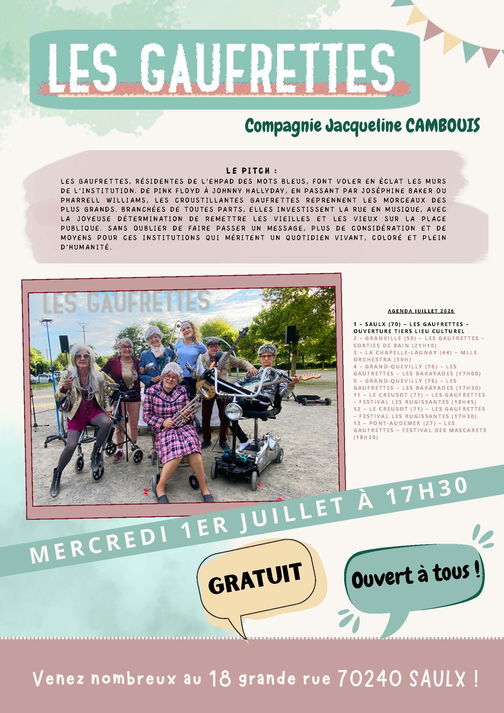 Les Gaufrettes 1er juillet